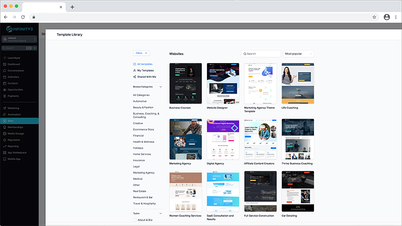 website builder